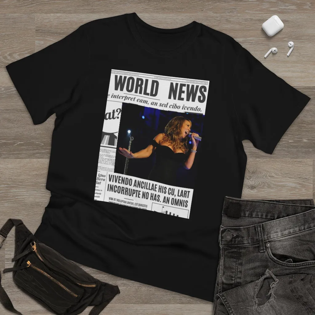 World News MARIAH CAREY Unisex Deluxe T-shirt