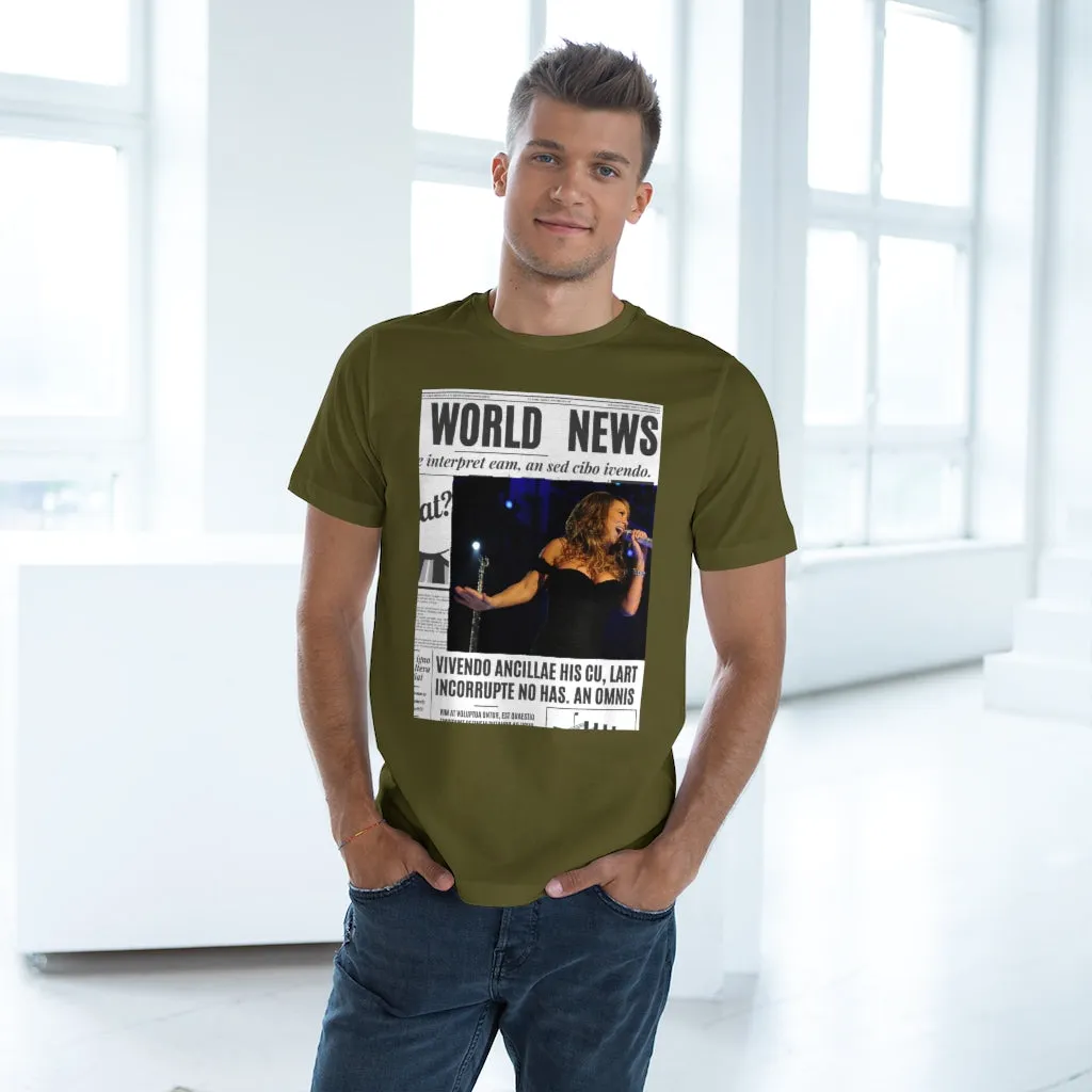 World News MARIAH CAREY Unisex Deluxe T-shirt