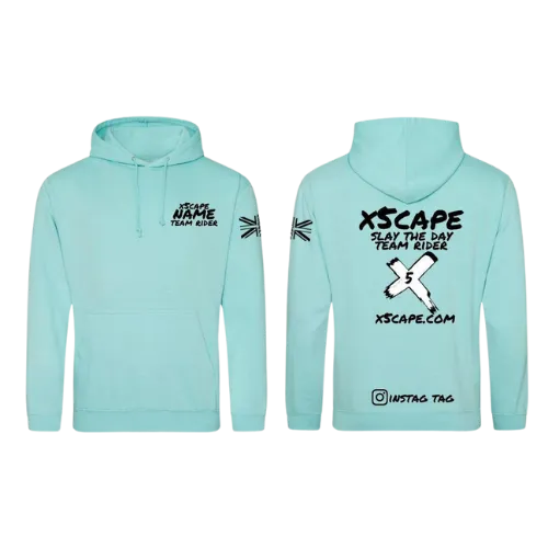 X5CAPE Custom Team Rider Hoodie - Peppermint