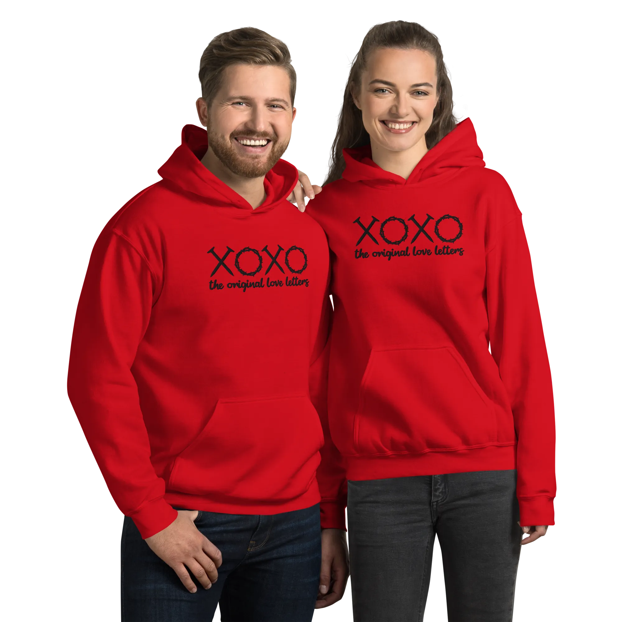 XOXO The Original Love Letters Embroidered Hoodie