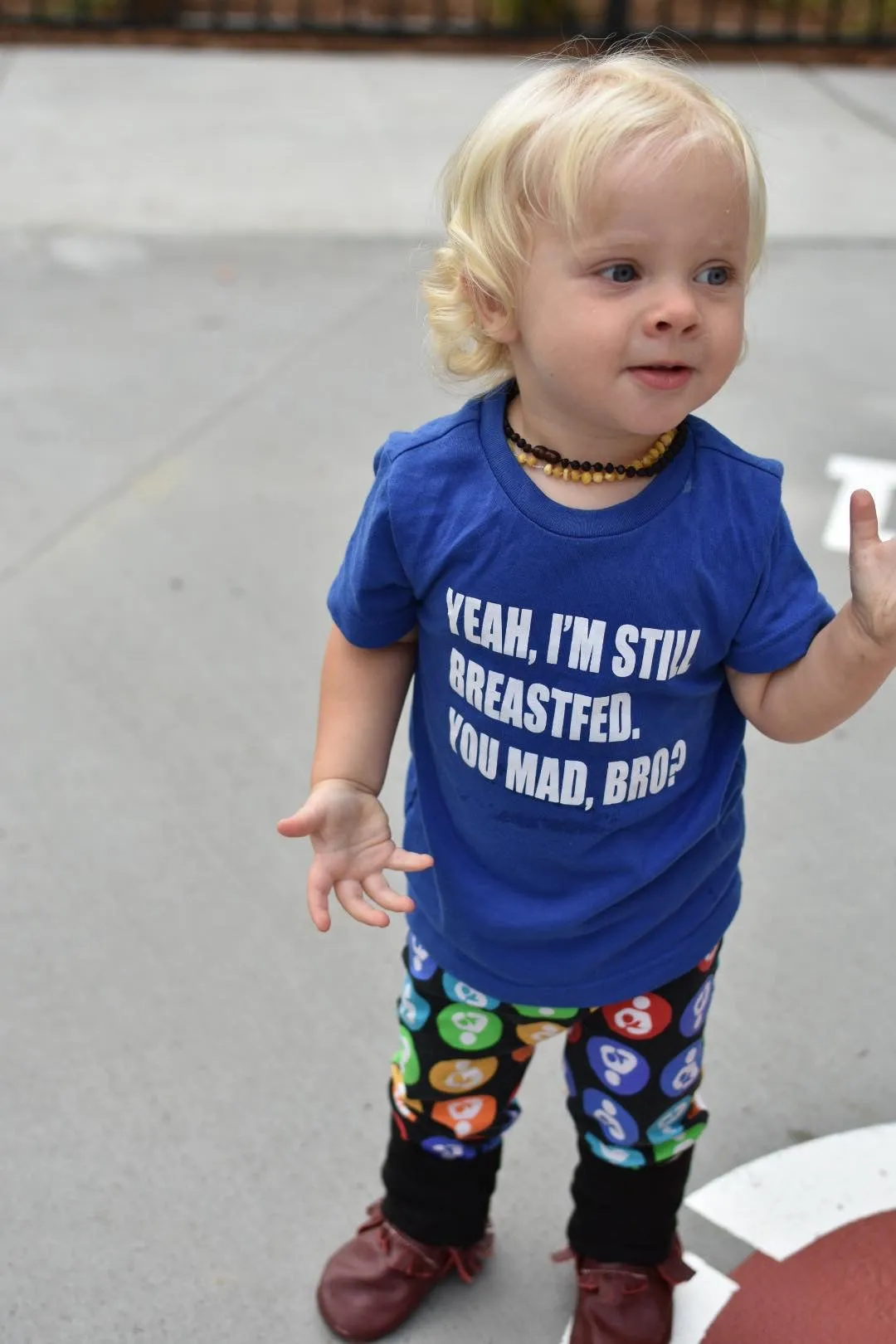 Yeah, I'm Still Breastfed. You Mad, Bro? Toddler tee