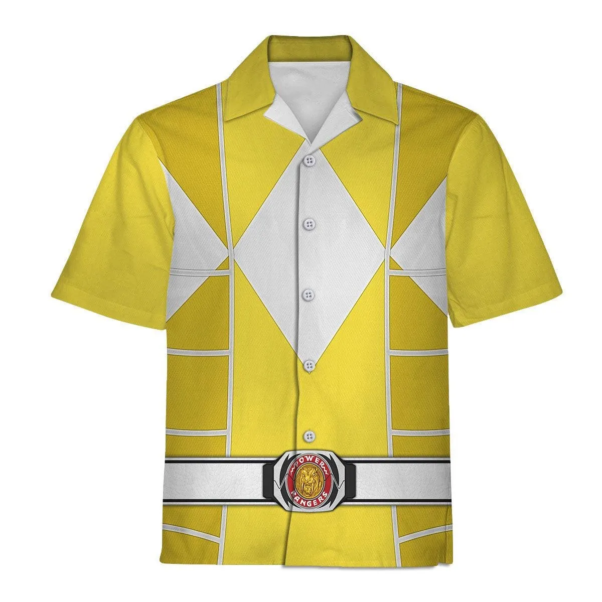 Yellow Ranger Mighty Morphin Cosplay Hoodies Sweatshirt T-shirt Hawaiian PRHS94 HSQT4329