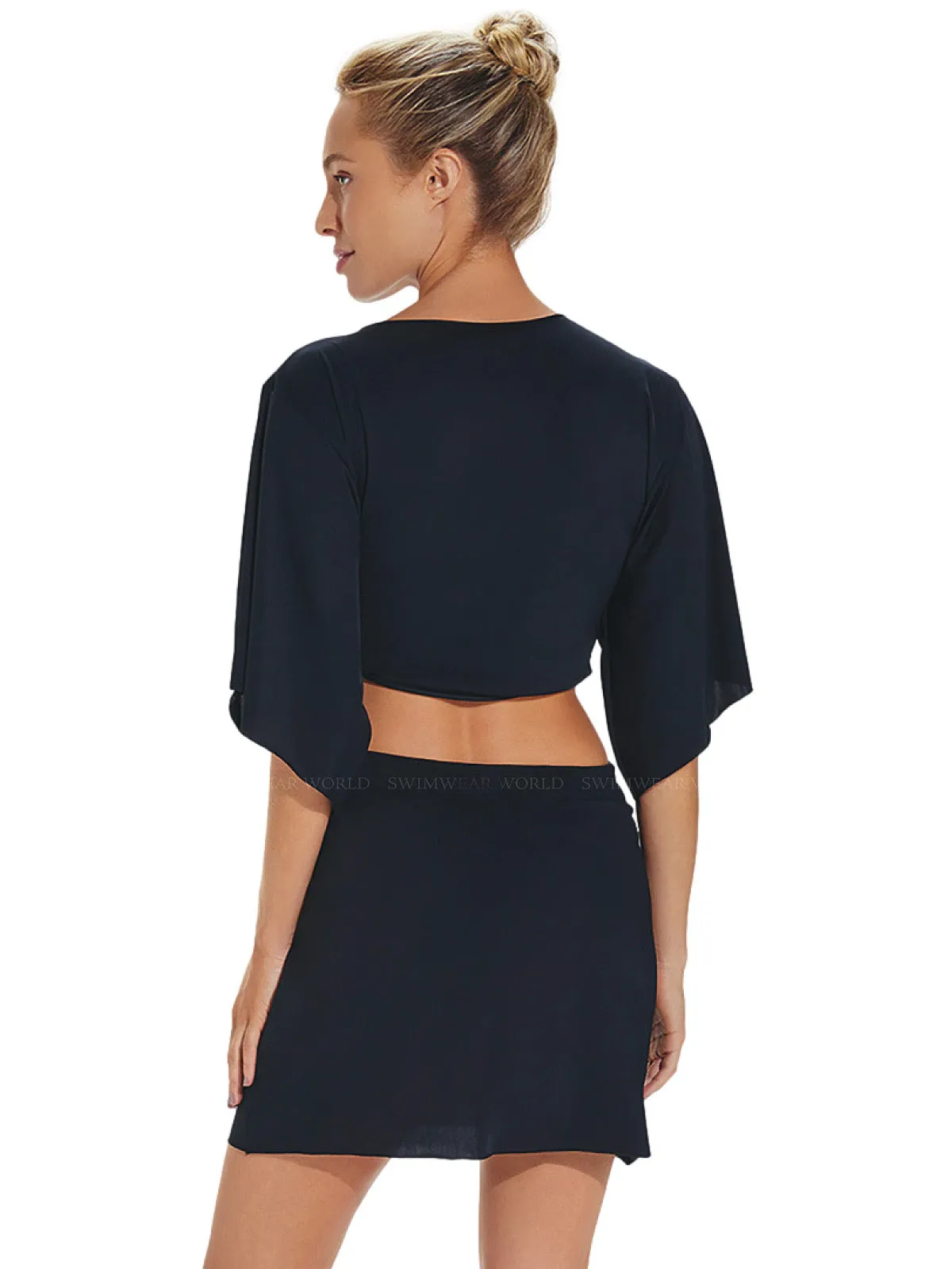 Zaila Detail Short Cover Up ::RET