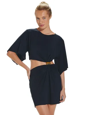 Zaila Detail Short Cover Up ::RET