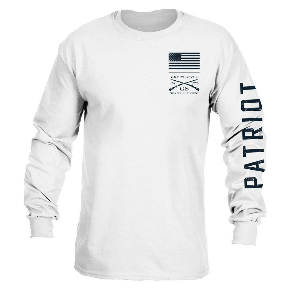 Zero F's Given Long Sleeve - White