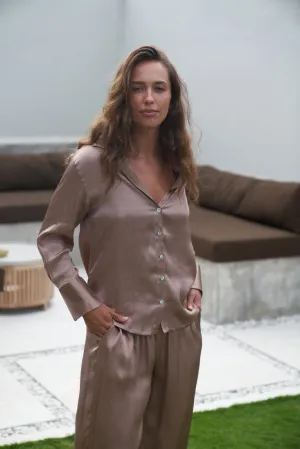 ZIGGY Silky Shirt (Blush)