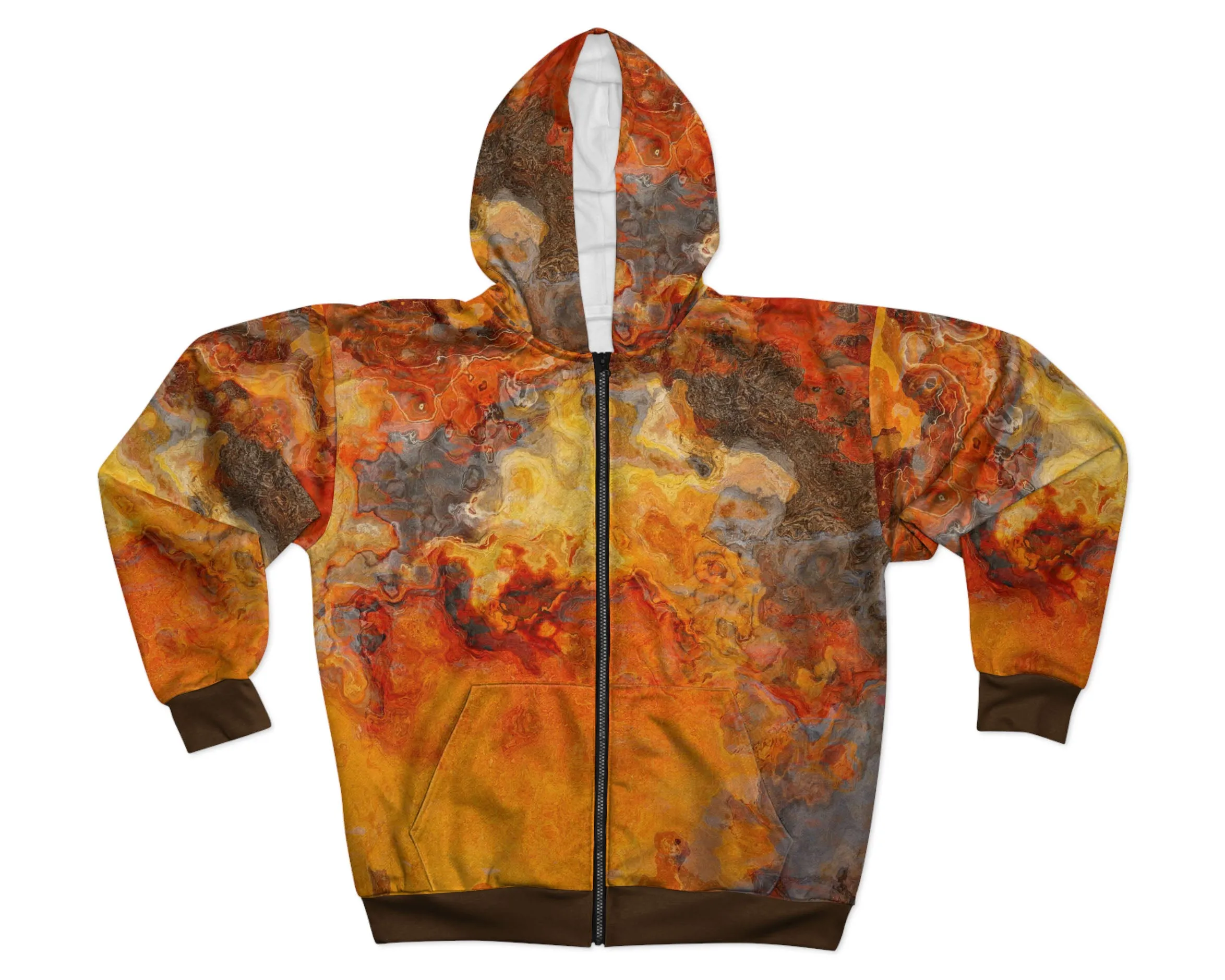 Zip Hoodie, Lava Flow
