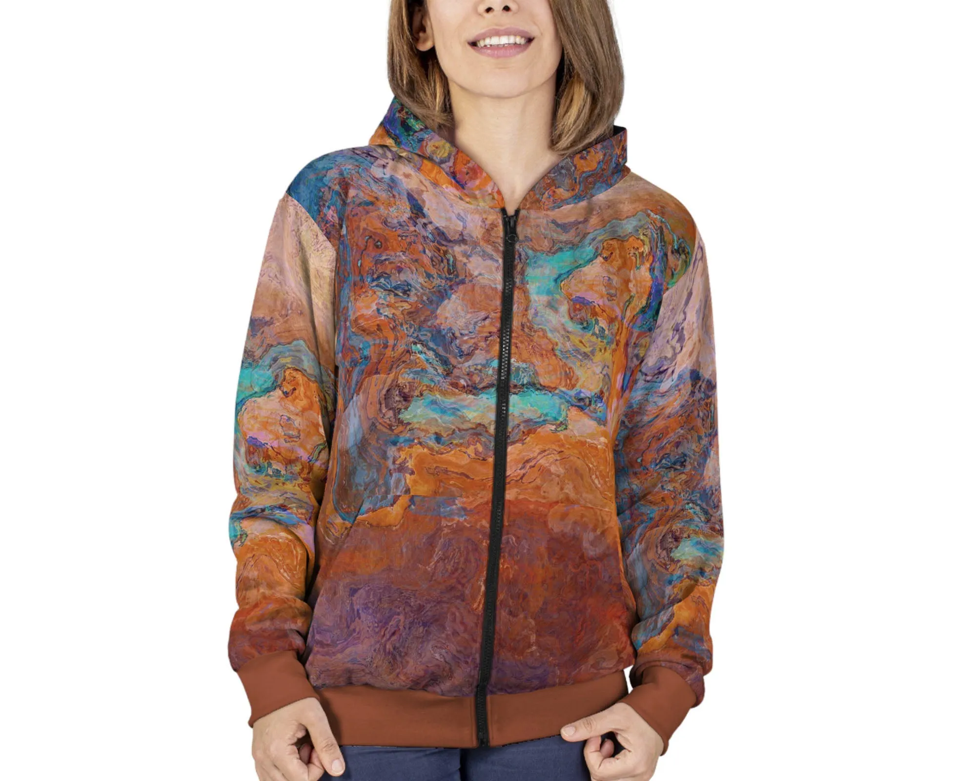 Zip Hoodie, Southwest Archetype